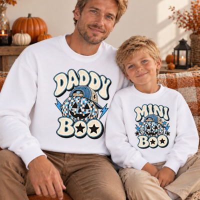 Daddy Boo Mini Boo Halloween Sweatshirts
