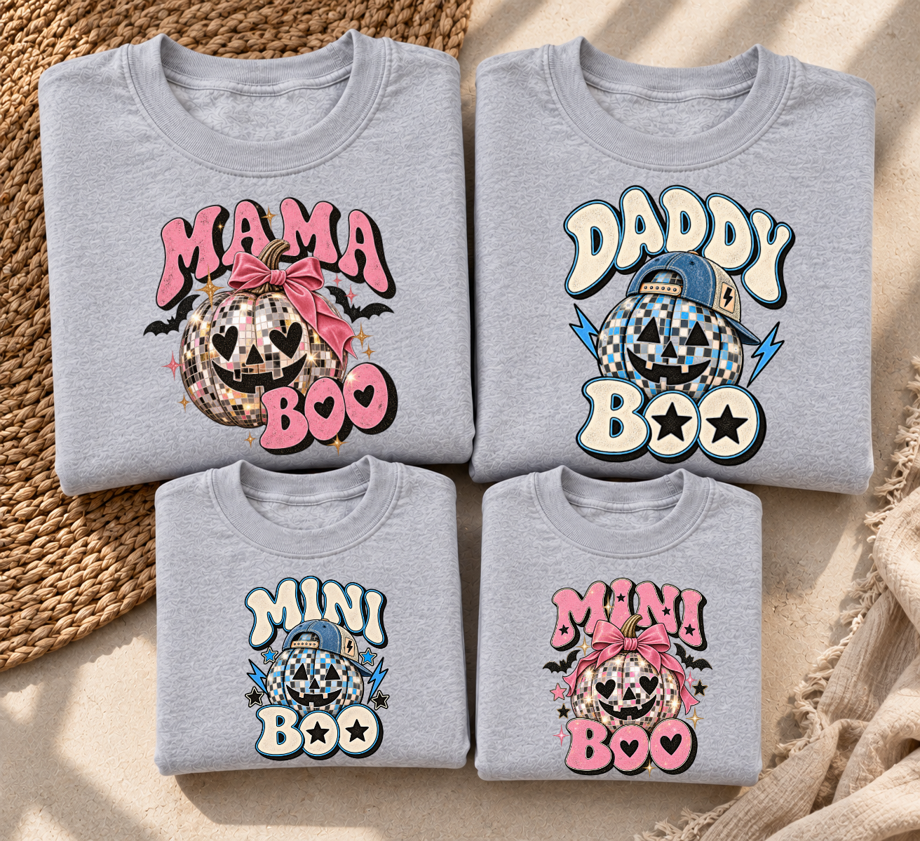 Daddy Boo Mini Boo Halloween Sweatshirts - Image 4