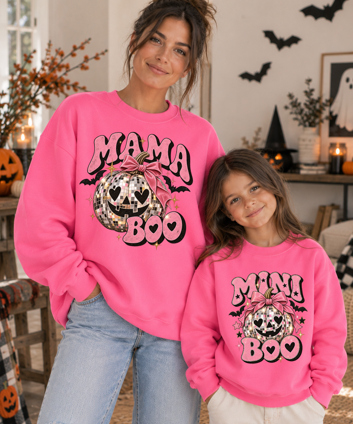 Daddy Boo Mini Boo Halloween Sweatshirts - Image 3